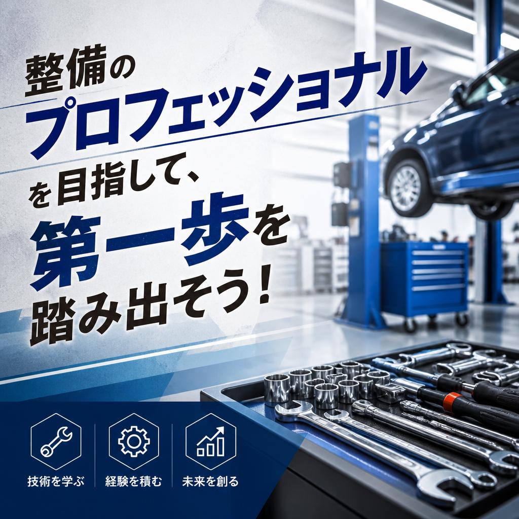整備のプロフェッショナルを目指して、第一歩を踏み出そう！