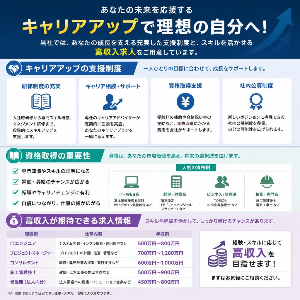 キャリアアップと高収入の実現